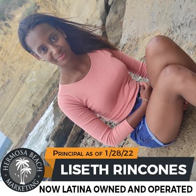 Liseth Rincones Sitting on the Rocks Next to Big Surf