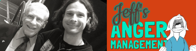 Photo of Jeff Doing Sound at the Orchestra with Jeff's Anger Management Logo - Live Stage Designer, Set Designer, Live Event Production Manager, Event Stagehand Crew Supervisor, and Pyrotechnics Designer - Hollywood, Los Angeles, Las Vegas, South Beach, Miami - 323-907-5069 Hermosa Beach Marketing