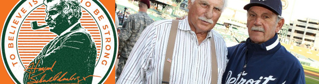 Photo by Ralph of Howard Schnellenberger and Jim Leyland - Sports Photography Services - Hollywood, Los Angeles, Las Vegas, South Beach, Miami - 323-907-5069 Hermosa Beach Marketing