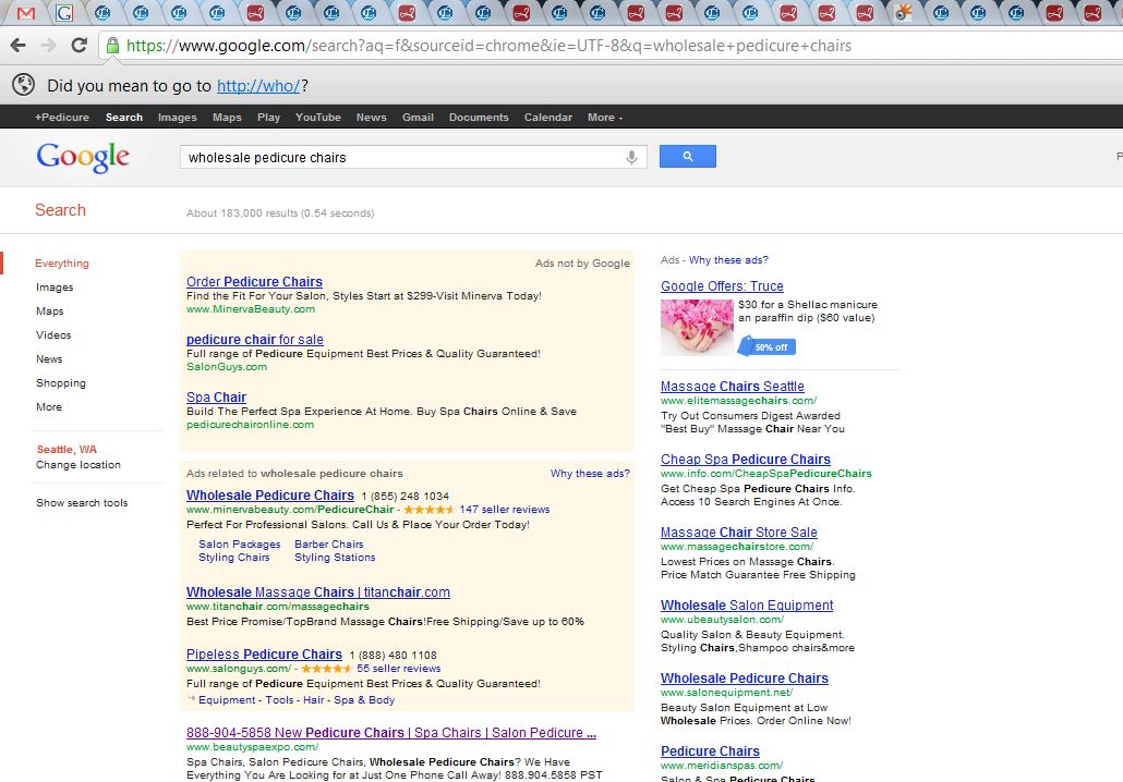 Screenshots for Beauty Supply Distributors from 2012 - 2014: The Beginning. - eCommerce And Products For Sale Digital Advertising - It's the Goolah Baby! - 323-907-5069 Hermosa Beach Marketing, LLC Los Angeles, CA